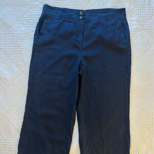Boden blue linen pants | Size 20/22